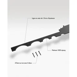 Fabrique de Styles Décoration murale ligne toulouse 50cm* Déco À Suspendre Et Adhésive