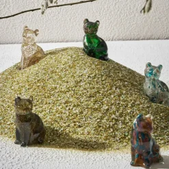 Fabrique de Styles Deco chat en verre - Felin* Petits Objets Déco