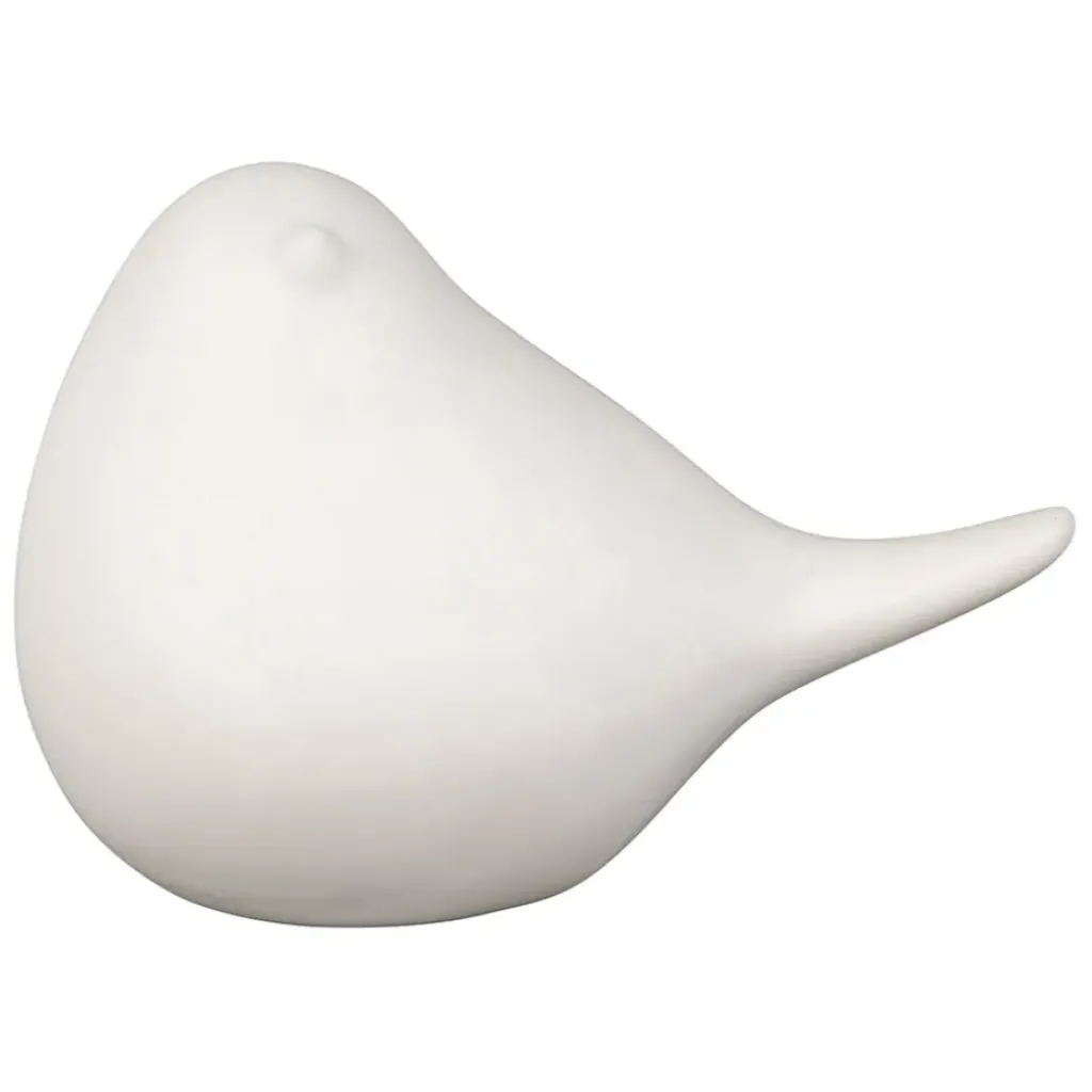 Fabrique de Styles Deco led oiseau en porcelaine h11cm - Ilobo* Déco Lumineuse