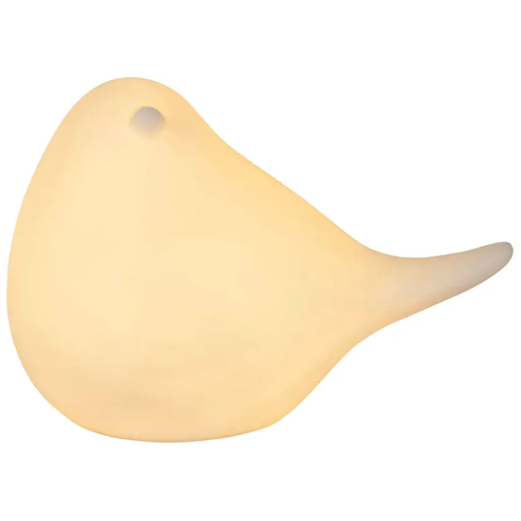 Fabrique de Styles Deco led oiseau en porcelaine h11cm - Ilobo* Déco Lumineuse