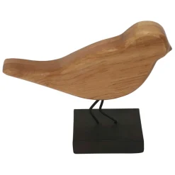 Fabrique de Styles Deco moineau en bois naturel et noir - Campagne* Petits Objets Déco