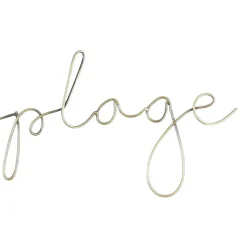 Fabrique de Styles Deco murale "a la plage" tournille 50x13cm fer* Déco À Suspendre Et Adhésive