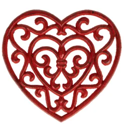 Fabrique de Styles Dessous plat en fonte cœur - rhodonea* Accessoires De Table