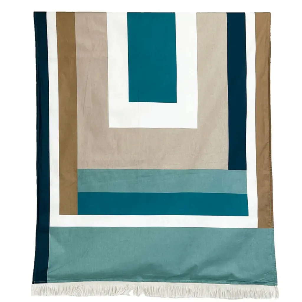 Fabrique de Styles Drap de plage en coton jade 90x170cm - Kikoy* Draps De Plage Et Foutas