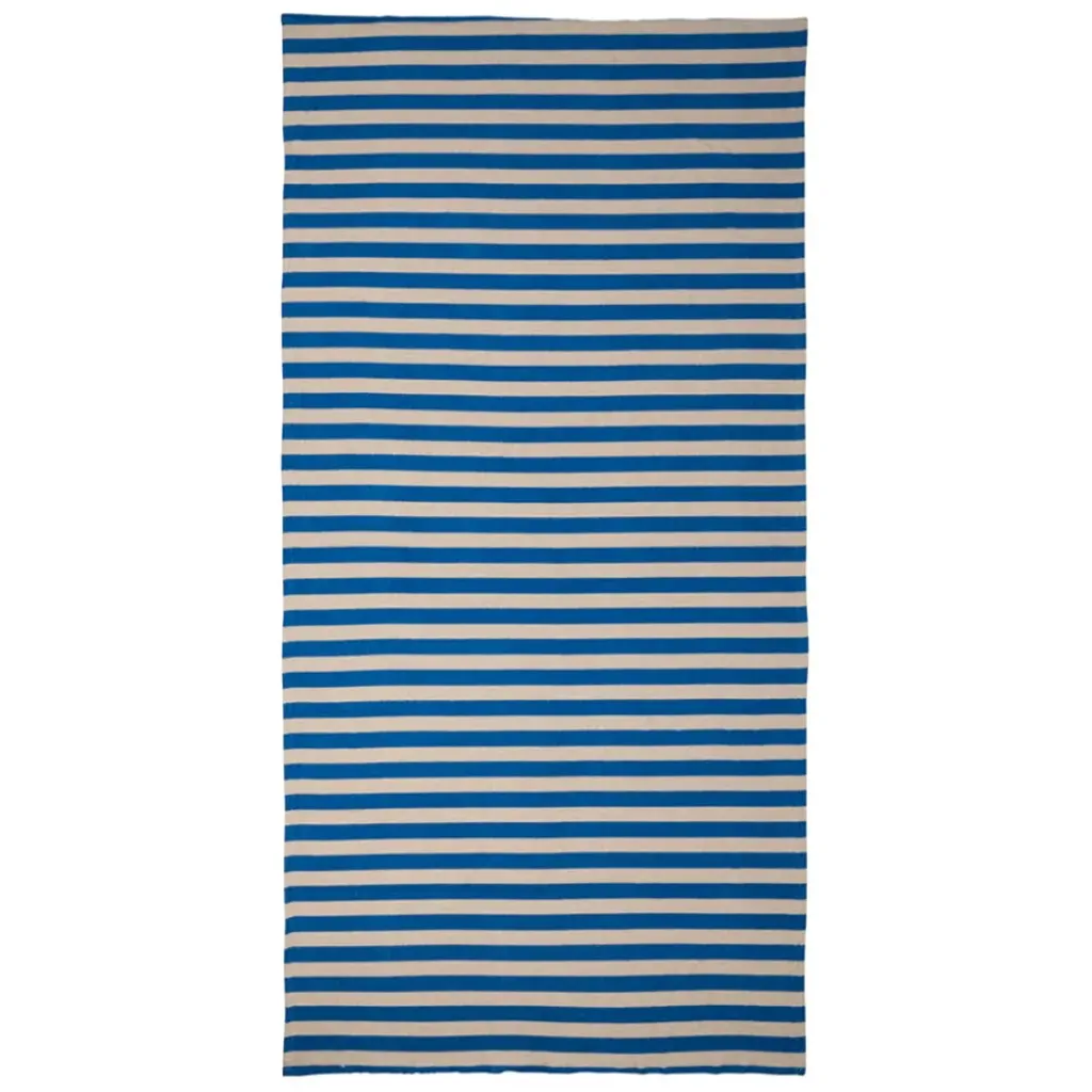 Fabrique de Styles Drap de plage en coton rayé et blanc 180x90cm - Palma* Draps De Plage Et Foutas