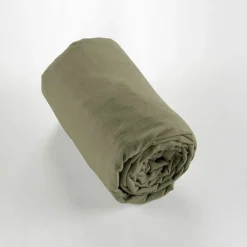 Fabrique de Styles Drap housse en flanelle romarin 180x200cm - Candice* Draps Housses