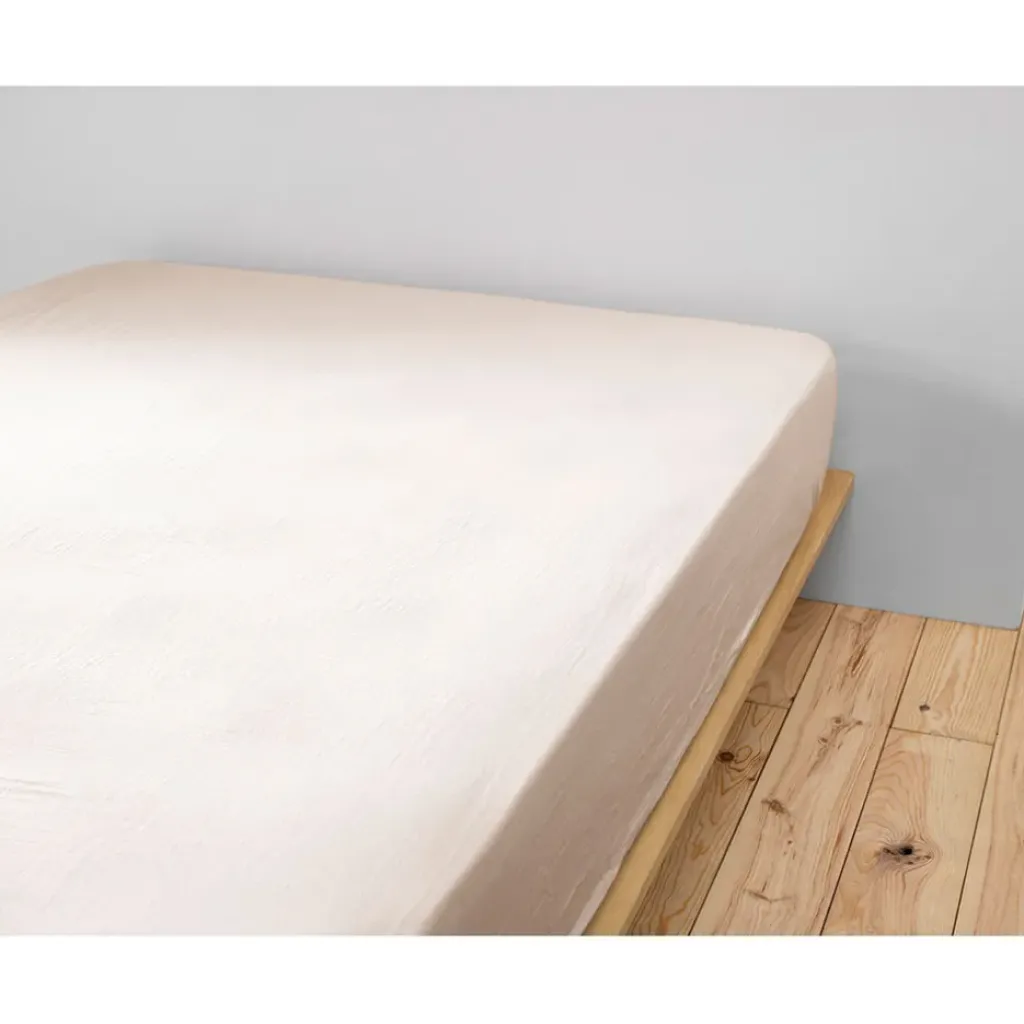 Fabrique de Styles Drap housse en gaze de coton pampa 140x190cm - Gaia* Draps Housses