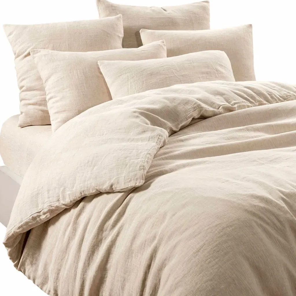 Fabrique de Styles Drap housse en lin et coton 160x200cm - Limy* Draps Housses