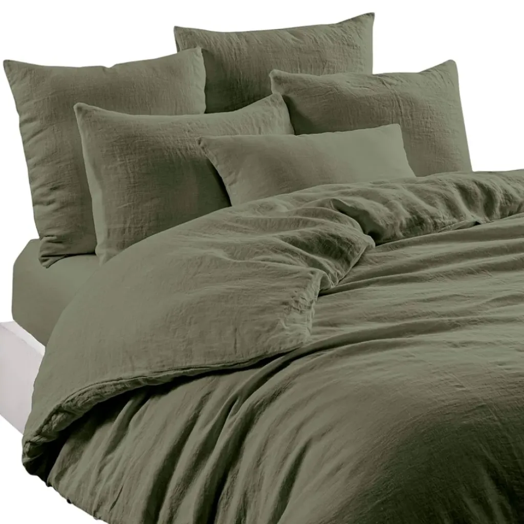 Fabrique de Styles Drap housse en lin et coton 140x200cm - Limy* Draps Housses