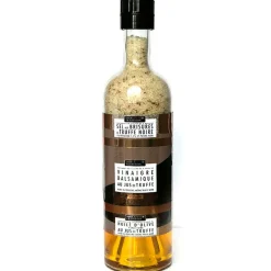 Fabrique de Styles Empilable magnum sel, vinaigre balsamique, huile d'olive à la truffe.* Condiments Et Épices