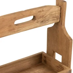 Fabrique de Styles Etagere 2 paniers en bois recyclé h65.5cm - Campagne* Bibliothèques Et Étagères