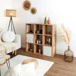 Fabrique de Styles Etagère module 9 cases 99x99.6cm - Baia* Bibliothèques Et Étagères