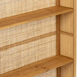 Fabrique de Styles Etagère murale 3 niveaux en rotin H91cm - Essencia* Étagères Murales