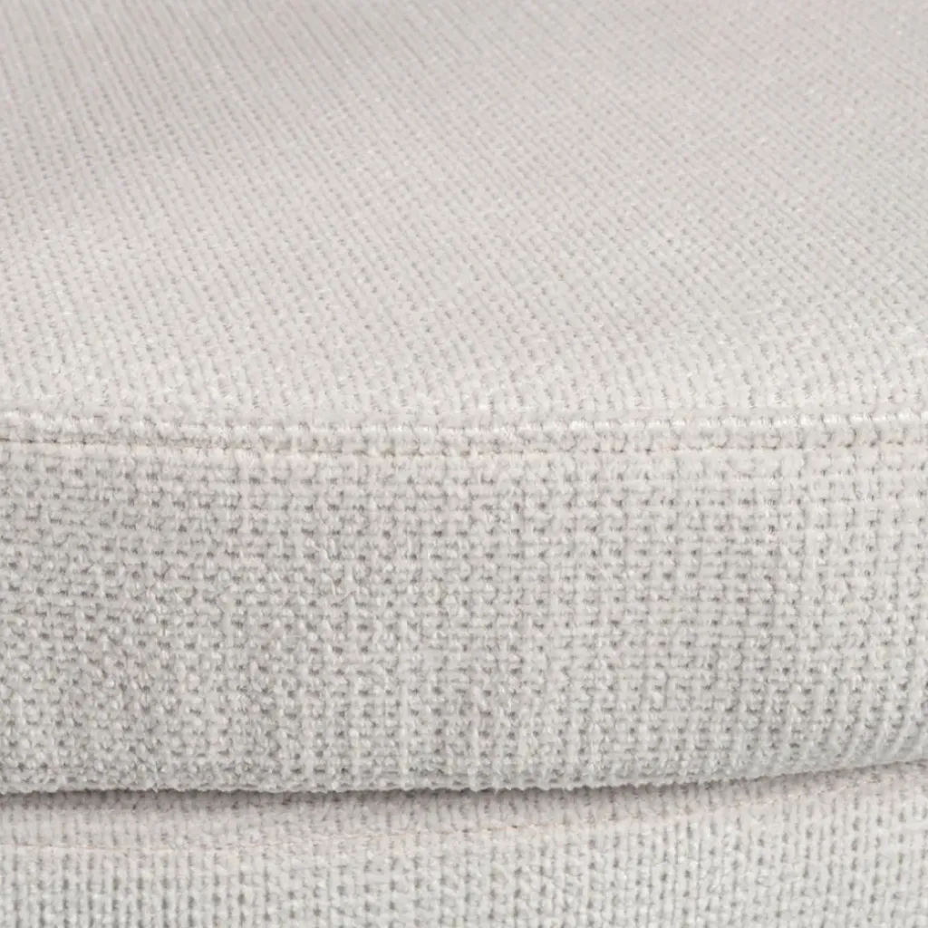 Fabrique de Styles Fauteuil club en tissu écru - Tessia* Fauteuils