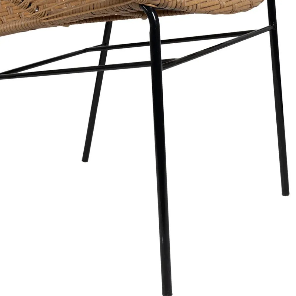 Fabrique de Styles Fauteuil de jardin rond effet cannage naturel - Malaya*Enfant Chaises, Fauteuils|Jardin