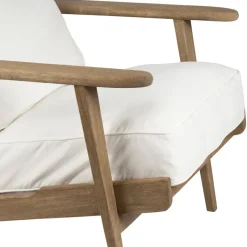 Fabrique de Styles Fauteuil en coton et chêne - Laureli* Fauteuils