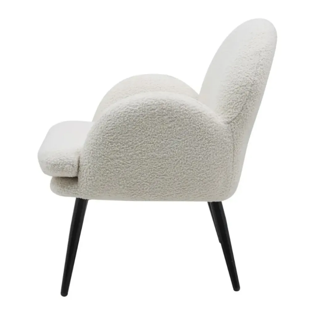 Fabrique de Styles Fauteuil en tissu effet laine bouclette - oria* Fauteuils