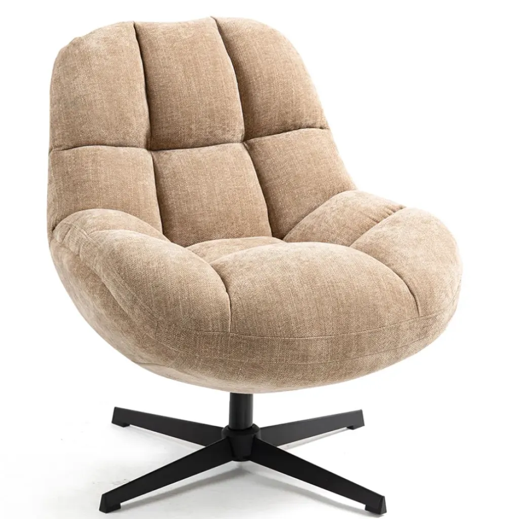 Fabrique de Styles Fauteuil pivotant en tissu - Molto* Fauteuils
