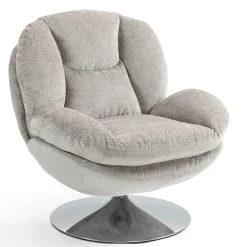 Fabrique de Styles Fauteuil pivotant en velours - Topi* Fauteuils