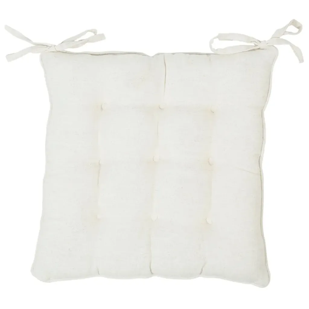 Fabrique de Styles Galette chaise carrée p'tite fleur 40x40cm en coton* Galettes De Chaise