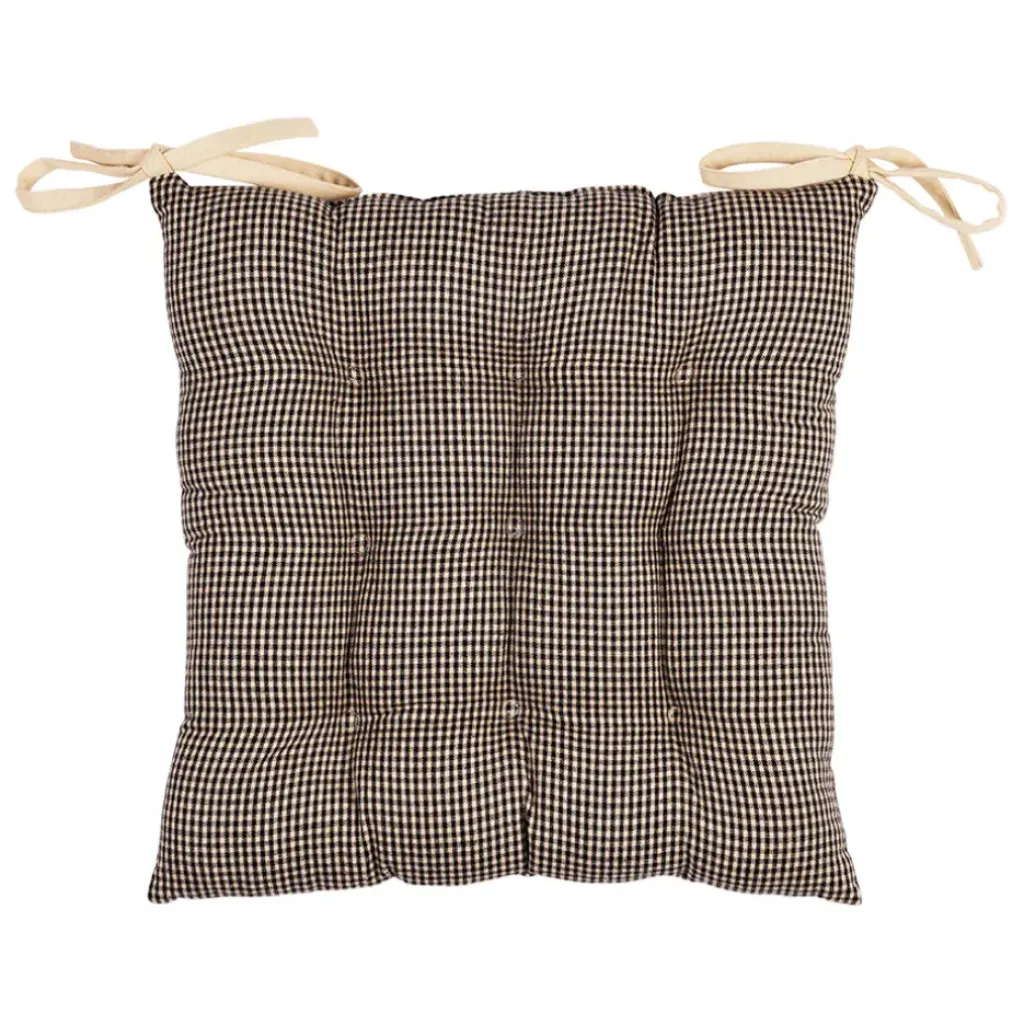 Fabrique de Styles Galette de chaise carré en coton 40x40cm - Campagne* Galettes De Chaise