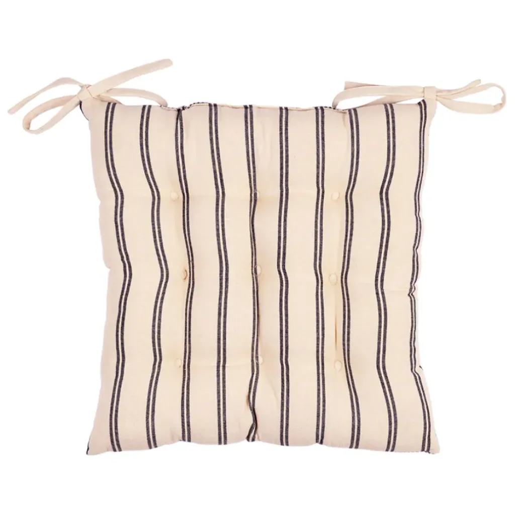 Fabrique de Styles Galette de chaise carré en coton 40x40cm - Campagne* Galettes De Chaise