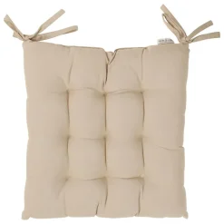 Fabrique de Styles Galette de chaise carrée en coton* Galettes De Chaise