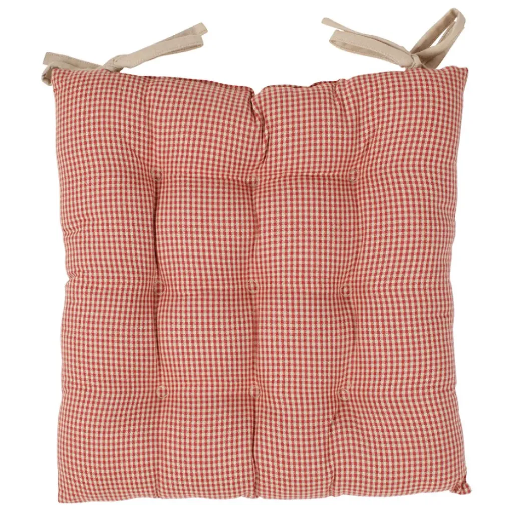 Fabrique de Styles Galette de chaise carrée en coton* Galettes De Chaise