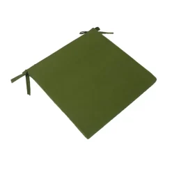 Fabrique de Styles Galette de chaise extérieure en coton vert 40x40cm - Colors*Enfant Textiles Outdoor|Jardin
