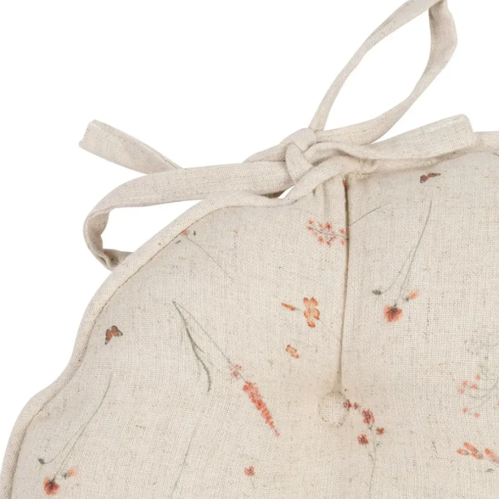 Fabrique de Styles Galette de chaise ronde en coton d40cm - Lucile* Galettes De Chaise