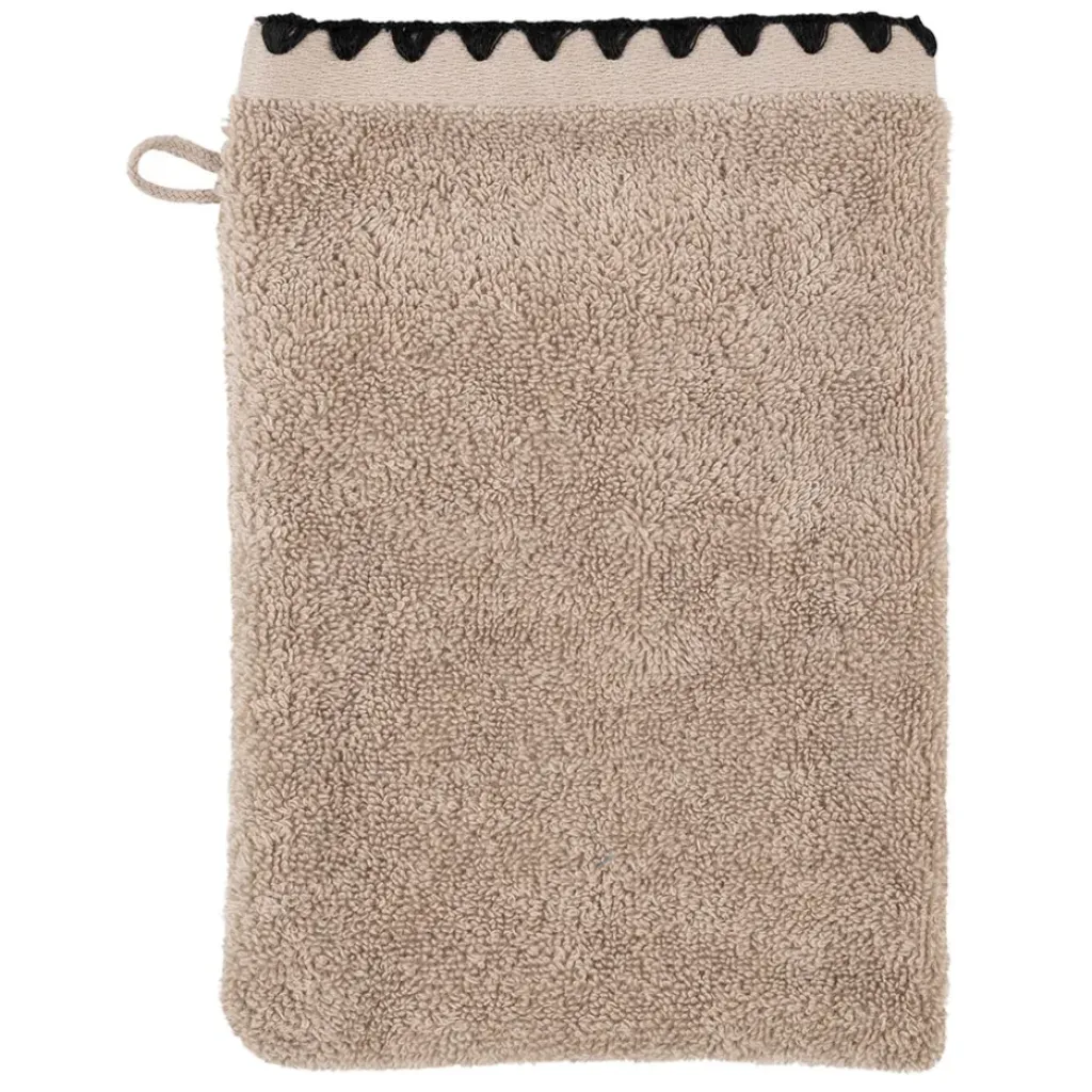Fabrique de Styles Gant de toilette en coton couleur lin 15x21cm - Issey* Gants