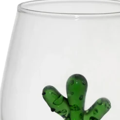 Fabrique de Styles Gobelet cactus en verre 38cl - Colorea* Verres À Eau Et Gobelets
