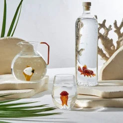 Fabrique de Styles Gobelet poulpe en verre borosilicate 50cl - Océan* Verres À Eau Et Gobelets