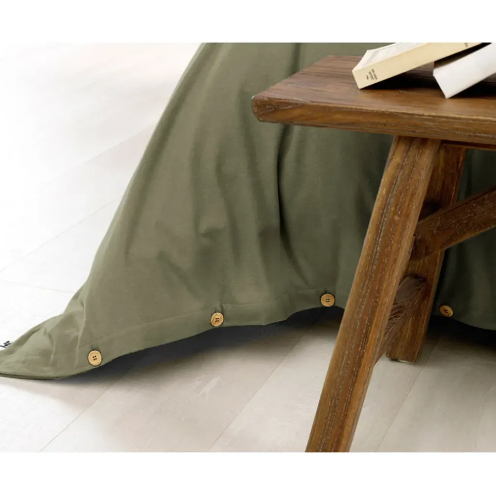 Fabrique de Styles Housse de couette en flanelle romarin 260x240cm - Candice* Housses De Couette