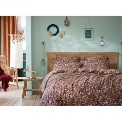 Fabrique de Styles Housse de couette en gaze de coton imprimée 240x220cm - Capucine* Housses De Couette