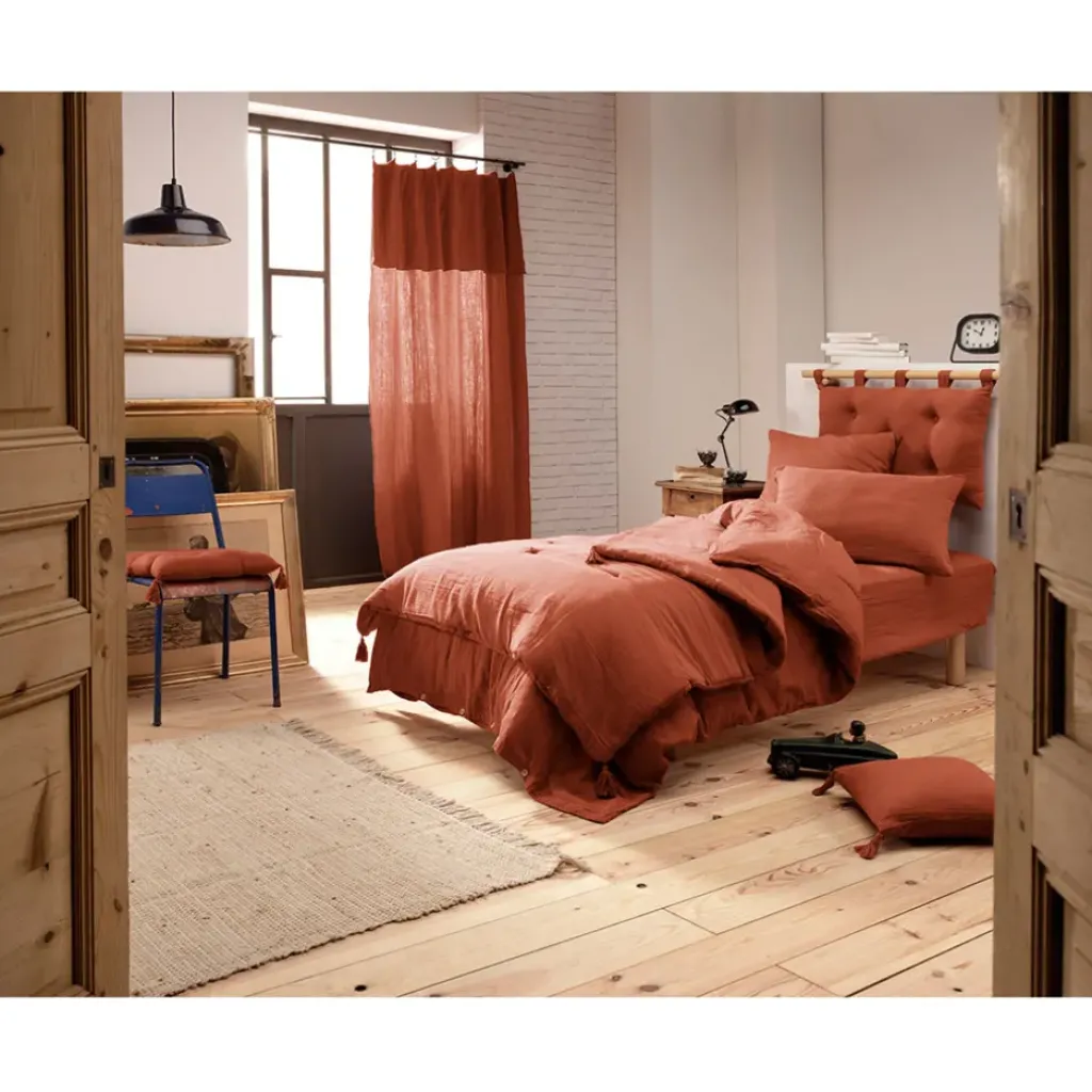 Fabrique de Styles Housse de couette en gaze de coton 140x200cm - Gaia* Housses De Couette