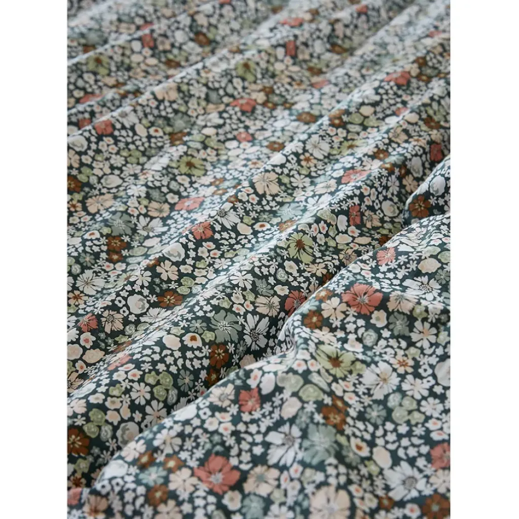 Fabrique de Styles Housse de couette 240x220 cm et 2 taies d'oreiller 60x60cm en coton imprimé fleurs - Malia* Housses De Couette