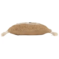 Fabrique de Styles Housse de coussin Crabe en corde et jute naturel blanc 45x45cm - Eté A La Mer* Coussins Et Housses