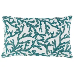 Fabrique de Styles Housse de coussin en coton corail 50x30cm - Estran* Coussins Et Housses