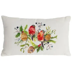 Fabrique de Styles Housse de coussin en coton 50x30cm - Rouge-Gorge* Coussins Et Housses