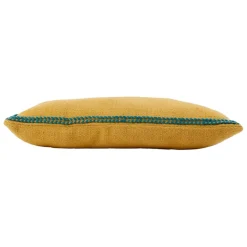Fabrique de Styles Housse de coussin en coton et emeraude 50x30cm - Seguia* Coussins Et Housses