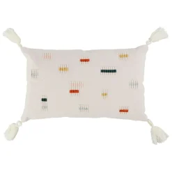 Fabrique de Styles Housse de coussin en coton brodée 50x30cm - Patchuca* Coussins Et Housses