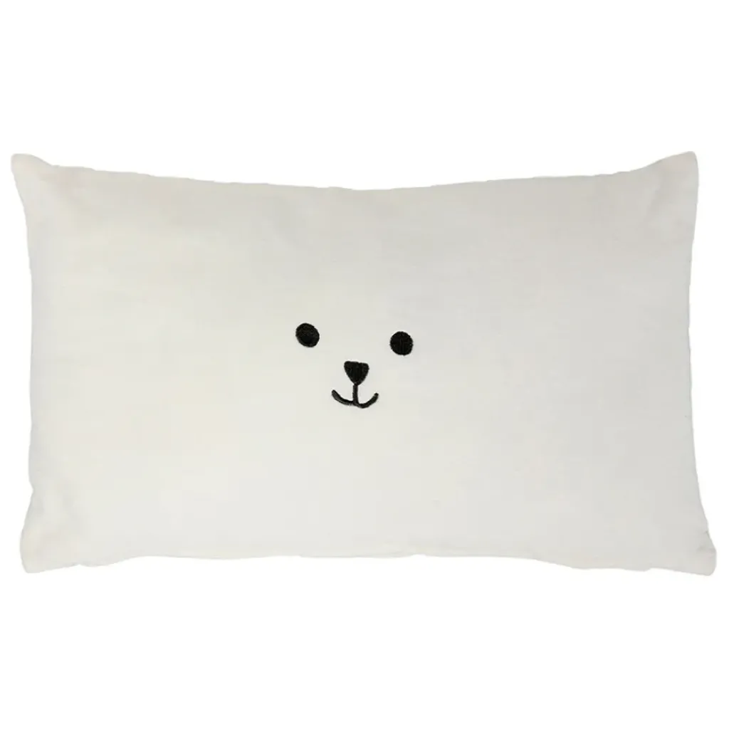 Fabrique de Styles Housse de coussin en velours écru 50x30cm - Songes*Enfant Textiles