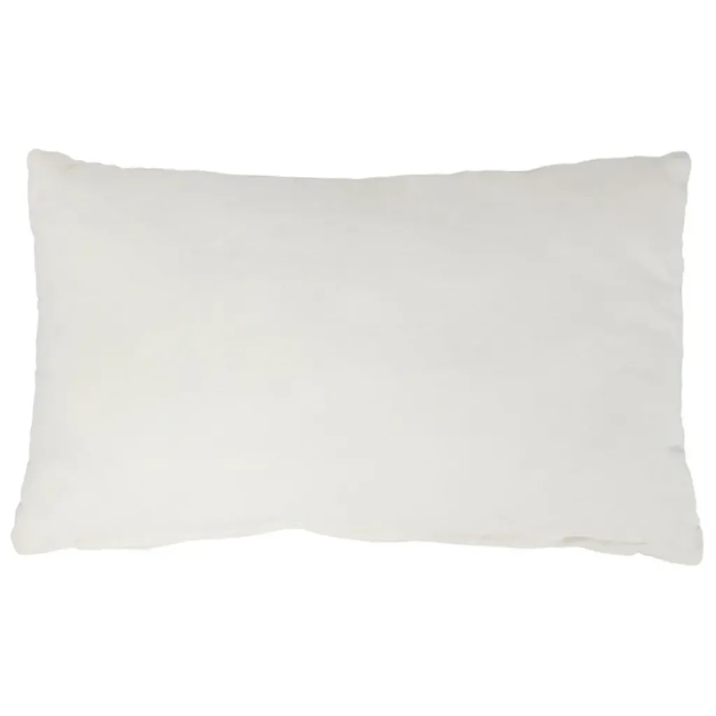 Fabrique de Styles Housse de coussin en velours écru 50x30cm - Songes*Enfant Textiles