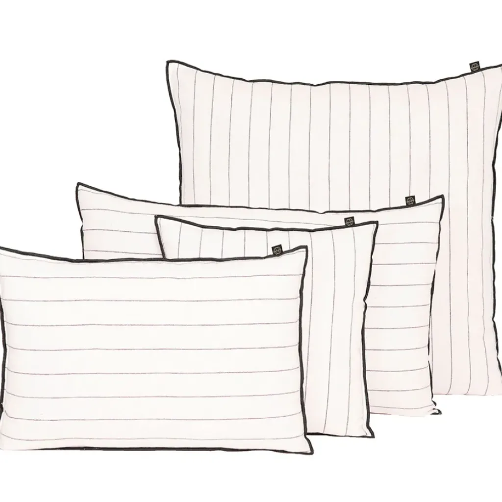 Fabrique de Styles Housse de coussin rayée en lin et coton 50x80cm - Calvi II* Coussins Et Housses