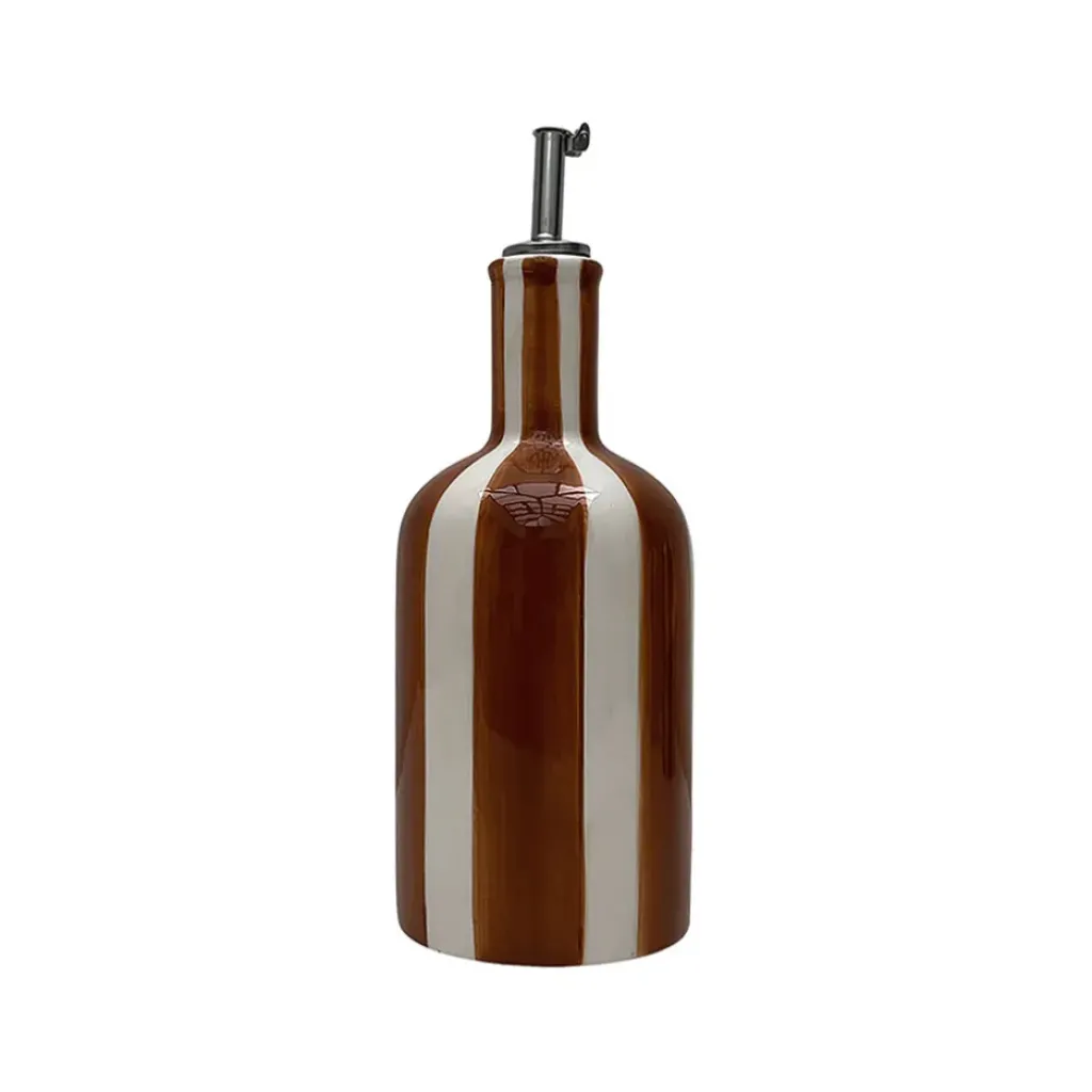 Fabrique de Styles Huilier en faïence rayé h22cm* Ustensibles De Cuisine