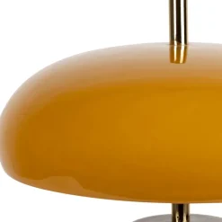 Fabrique de Styles Lampe champignon en fer et moutarde h40cm - Arty* Lampes À Poser