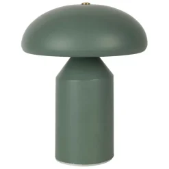 Fabrique de Styles Lampe champignon tactile en fer vert h23cm - Arty* Lampes À Poser