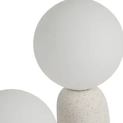 Fabrique de Styles Lampe céramique en écru h31cm - Organic* Lampes À Poser