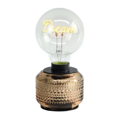 Fabrique de Styles Lampe Dream en verre à piles h17cm - Vaness* Lampes À Poser